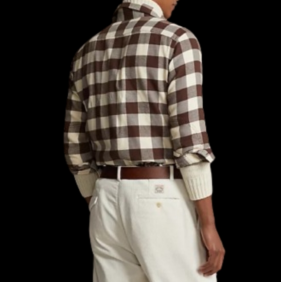 🔥Polo Ralph Lauren Classic Fit Checked Twill Workshirt. - Picture 5 of 6